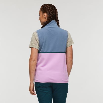 Amado Fleece Vest - Women's - Tempest/Orchid Bloom - US 5435