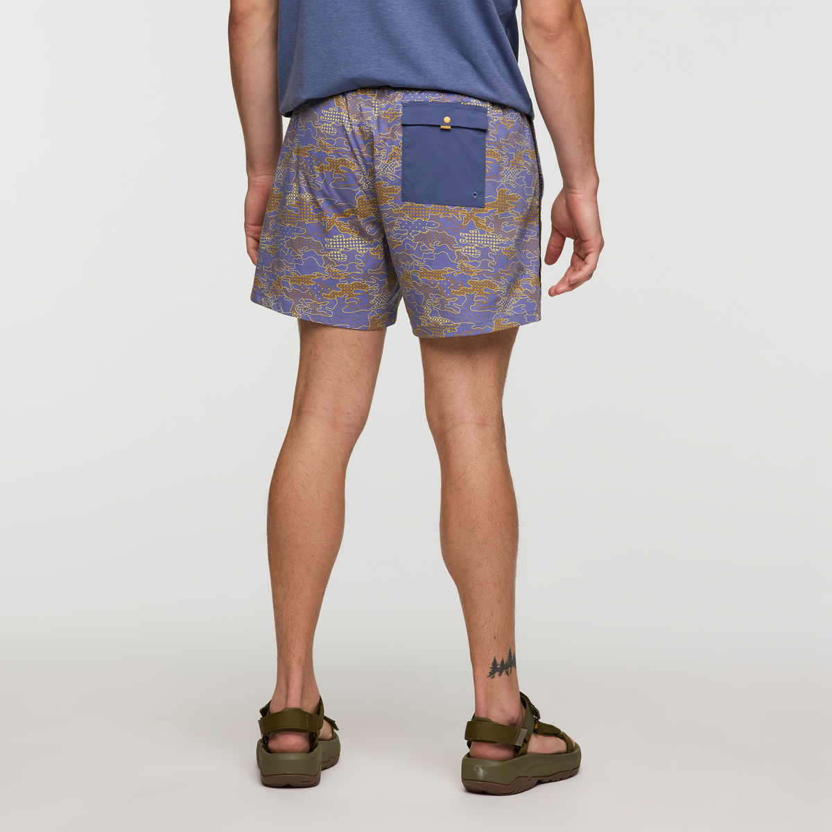 Brinco 5" Short - Print - Men's - Scenic Route Blue Smoke - US 7921
