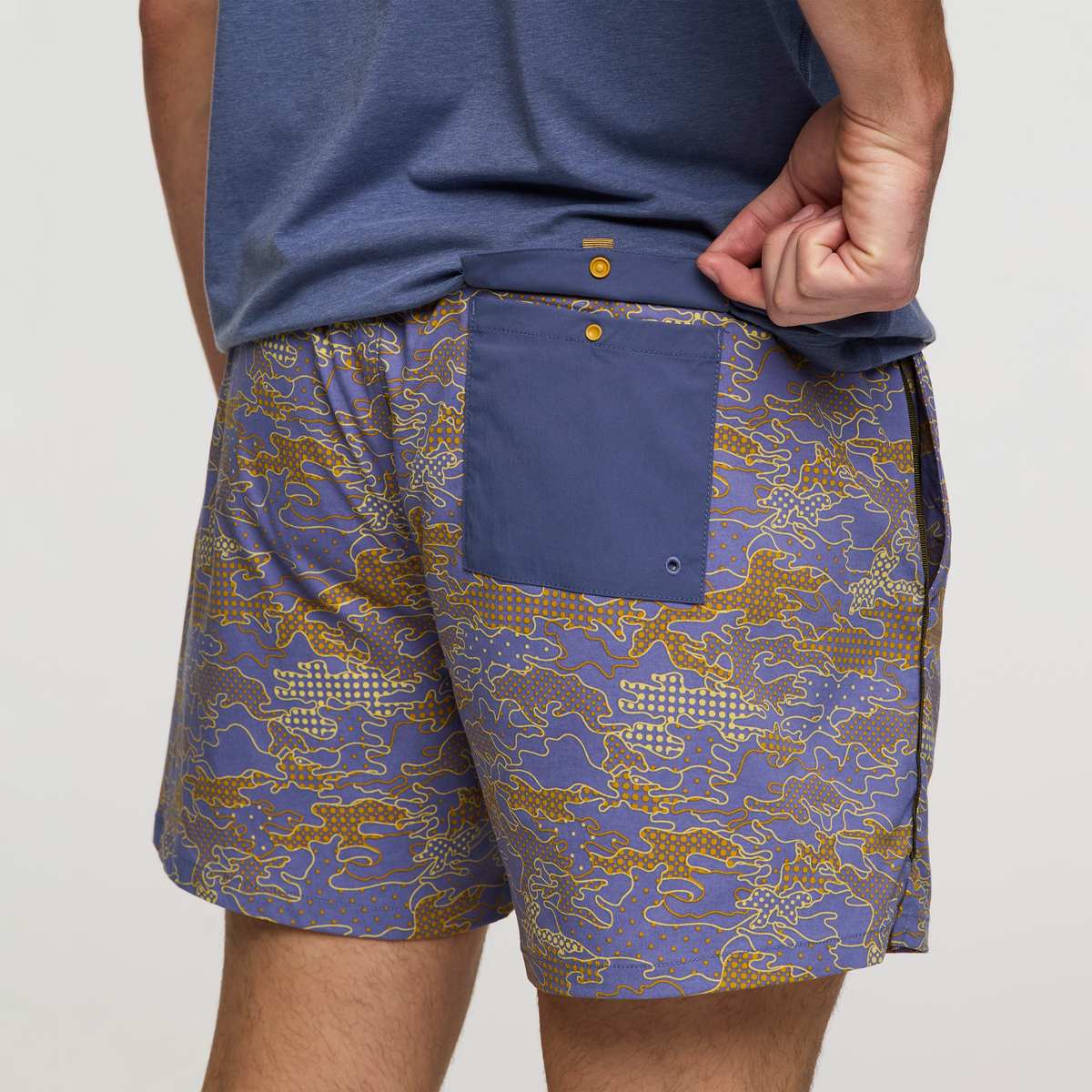 Brinco 5" Short - Print - Men's - Scenic Route Blue Smoke - US 7921