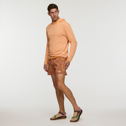 Brinco 5" Short - Print - Men's - Scenic Route Faded Brick - US 8006
