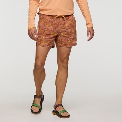 Brinco 5" Short - Print - Men's - Scenic Route Faded Brick - US 8006
