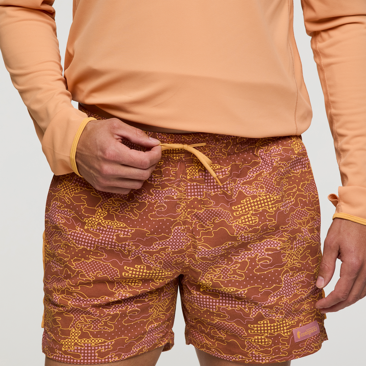 Brinco 5" Short - Print - Men's - Scenic Route Faded Brick - US 8006