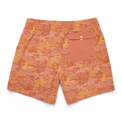 Brinco 5" Short - Print - Men's - Scenic Route Faded Brick - US 8006