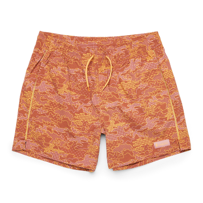 Brinco 5" Short - Print - Men's - Scenic Route Faded Brick - US 8006