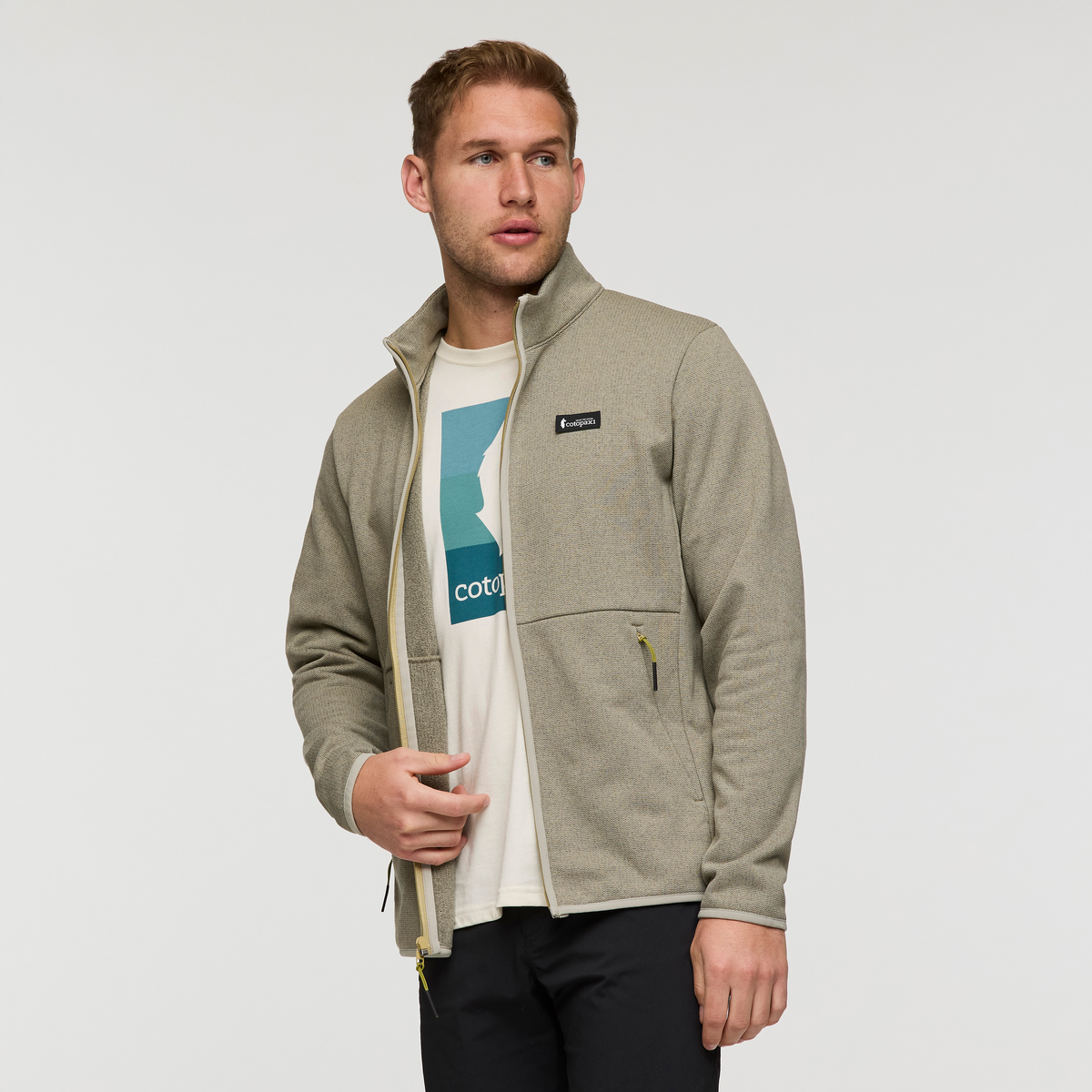 Envo Fleece Full-Zip Jacket - Men's - Heather Pebble - US 3290