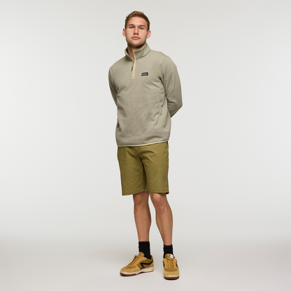 Envo Fleece Quarter-Zip Pullover - Men's - Heather Pebble - US 7896