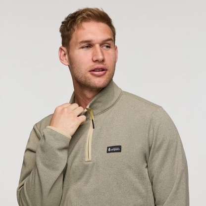 Envo Fleece Quarter-Zip Pullover - Men's - Heather Pebble - US 7896