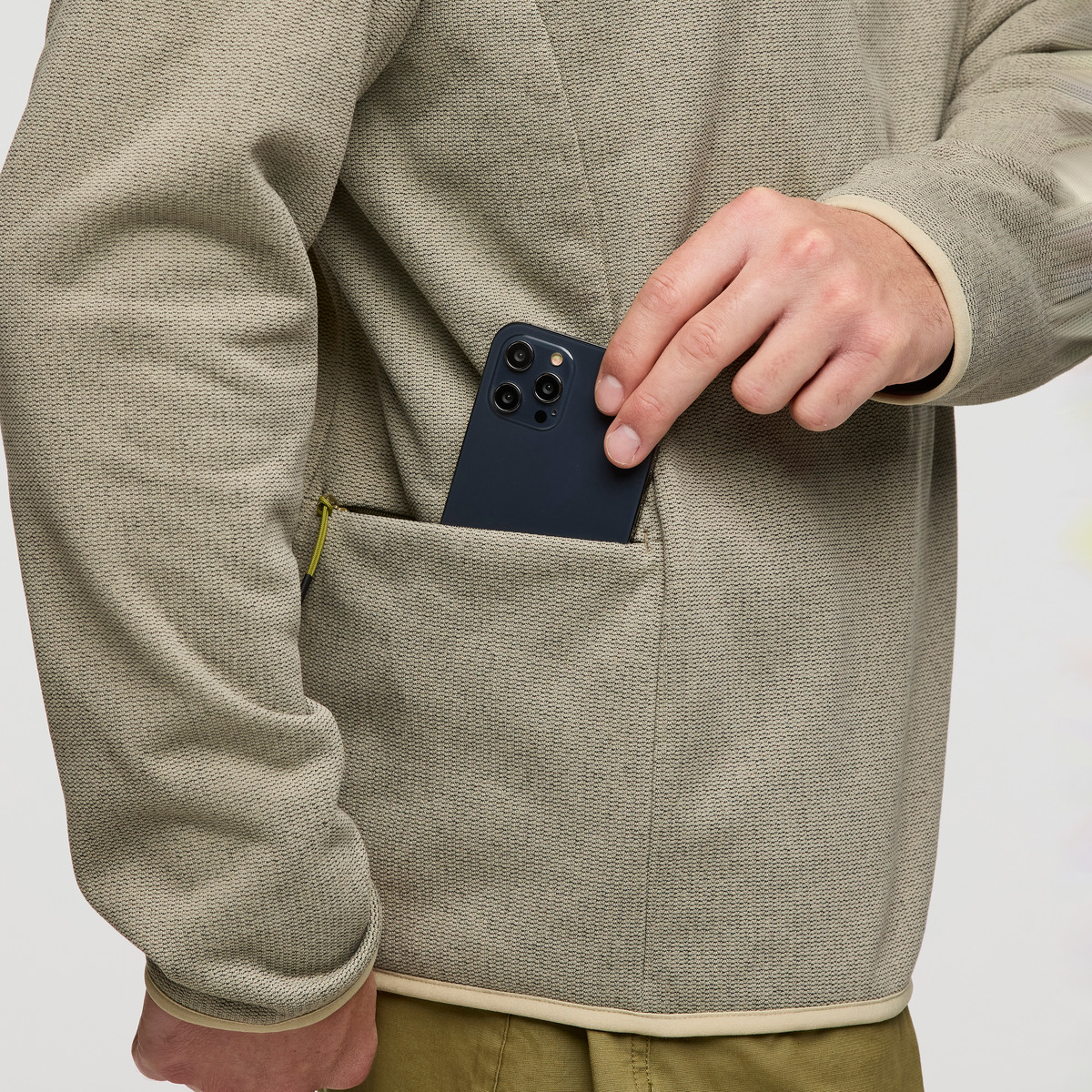 Envo Fleece Quarter-Zip Pullover - Men's - Heather Pebble - US 7896