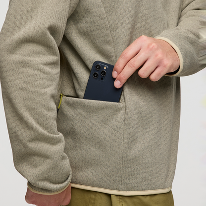 Envo Fleece Quarter-Zip Pullover - Men's - Heather Pebble - US 7896