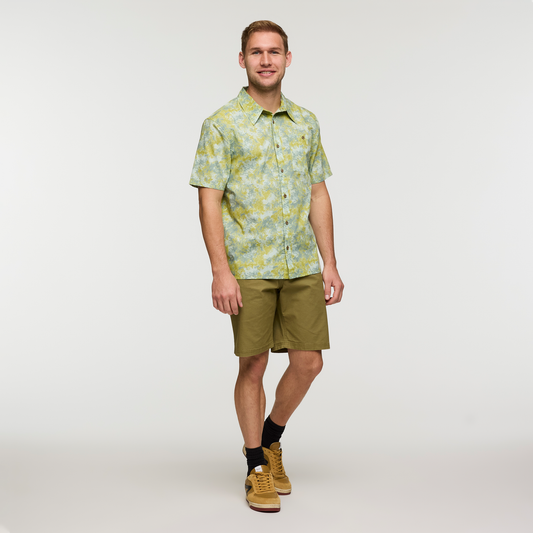 Estival Button Up Shirt - Print - Men's - Galactic Lemongrass - US 9418