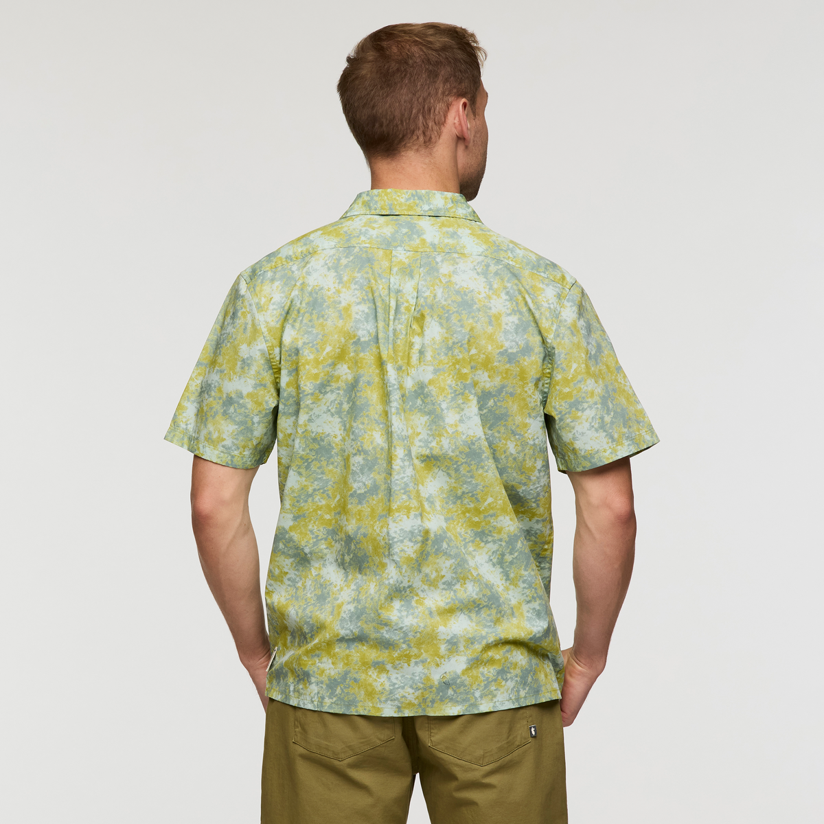 Estival Button Up Shirt - Print - Men's - Galactic Lemongrass - US 9418