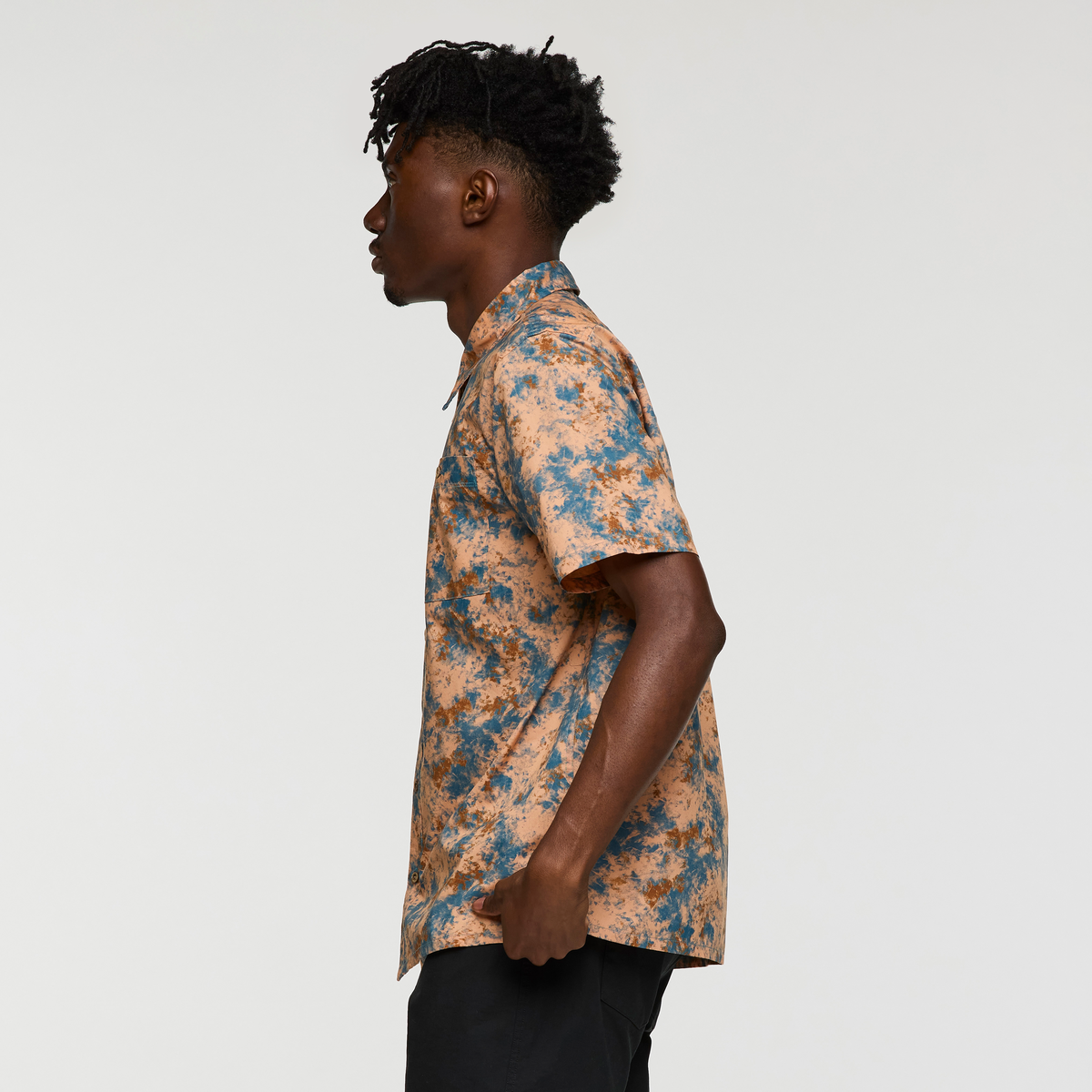 Estival Button Up Shirt - Print - Men's - Galactic Lemongrass - US 9418