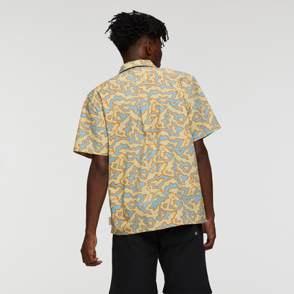 Estival Button Up Shirt - Print - Men's - Island Llama Grain - US 3945