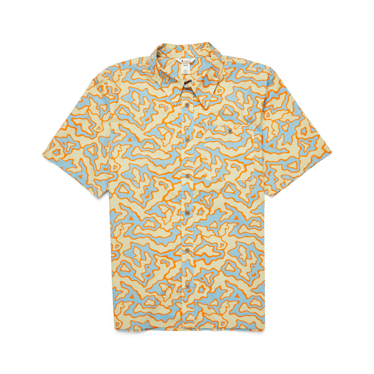 Estival Button Up Shirt - Print - Men's - Island Llama Grain - US 3945