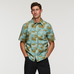 Estival Button Up Shirt - Print - Men's - Reflections Silver Leaf - US 5107