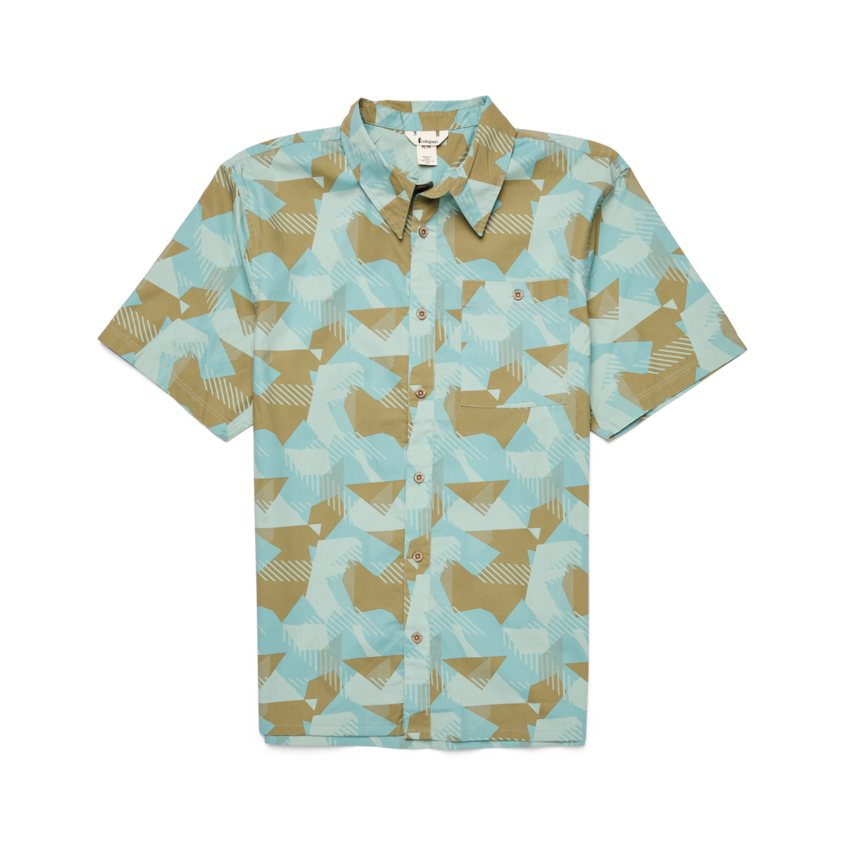 Estival Button Up Shirt - Print - Men's - Reflections Silver Leaf - US 5107