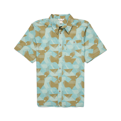 Estival Button Up Shirt - Print - Men's - Reflections Silver Leaf - US 5107