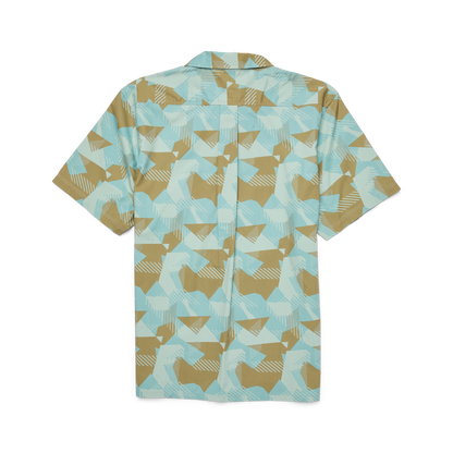 Estival Button Up Shirt - Print - Men's - Reflections Silver Leaf - US 5107