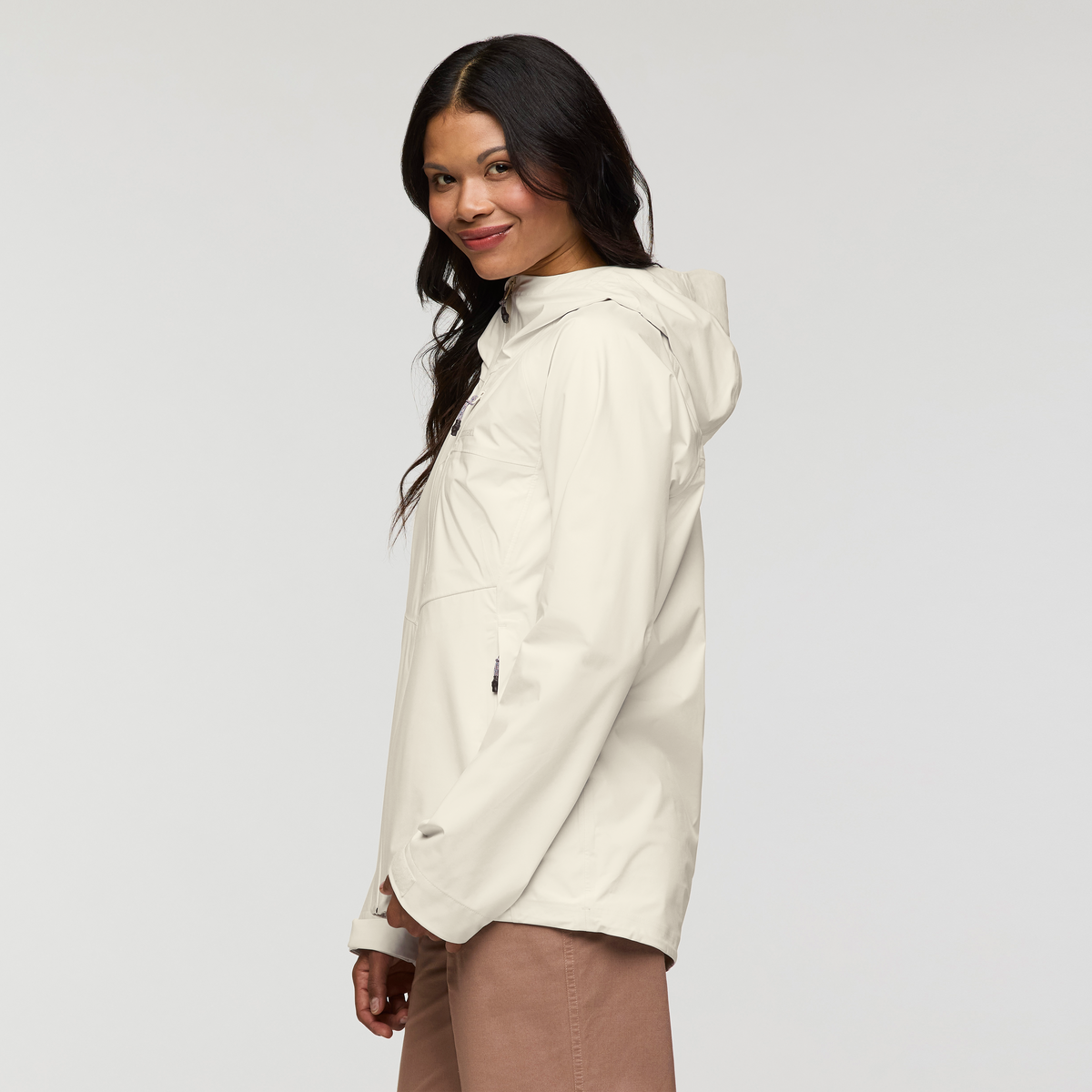 Impermeo 3L Hooded Shell Jacket - Women's - Cotopaxi Bone - US 4274