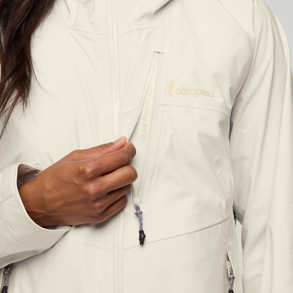 Impermeo 3L Hooded Shell Jacket - Women's - Cotopaxi Bone - US 4274