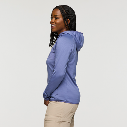 Otero Fleece Full-Zip Hooded Jacket - Women's - Blue Smoke - US 7041