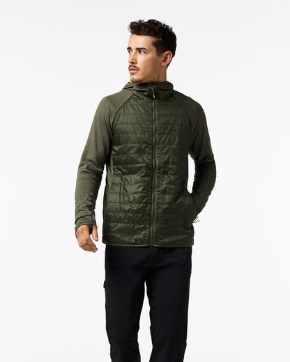 Capa Hybrid Insulated Hooded Jacket - Men's - Fatigue - US 3474