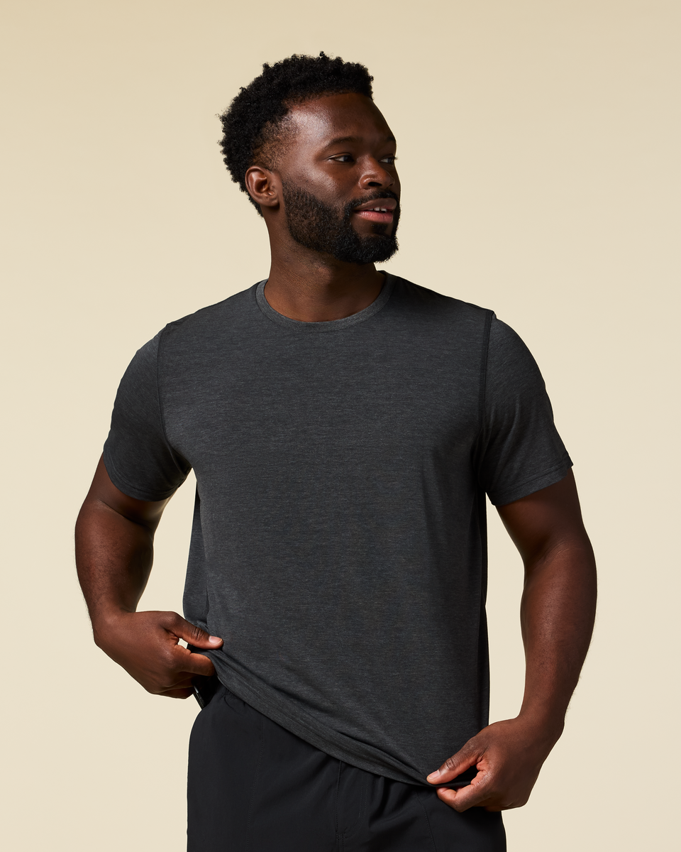 Empaca Crew T-Shirt - Men's - Heather Black - US 1733