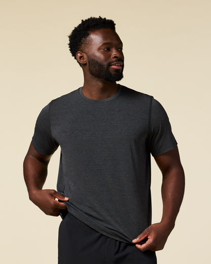 Empaca Crew T-Shirt - Men's - Heather Black - US 1733