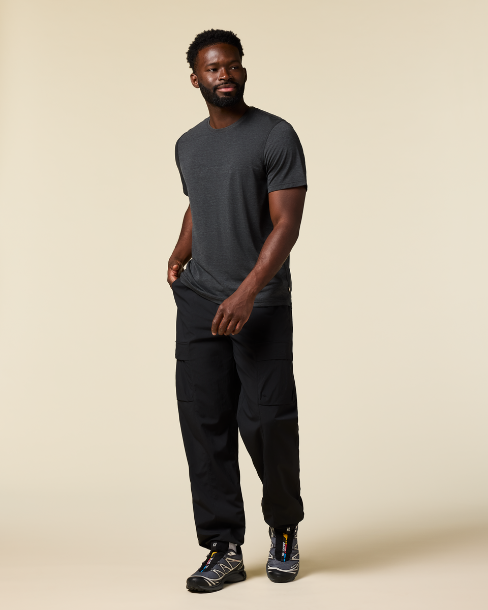 Empaca Crew T-Shirt - Men's - Heather Black - US 1733