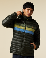 Fuego Down Hooded Jacket - Men's - Woods Stripes - US 8800