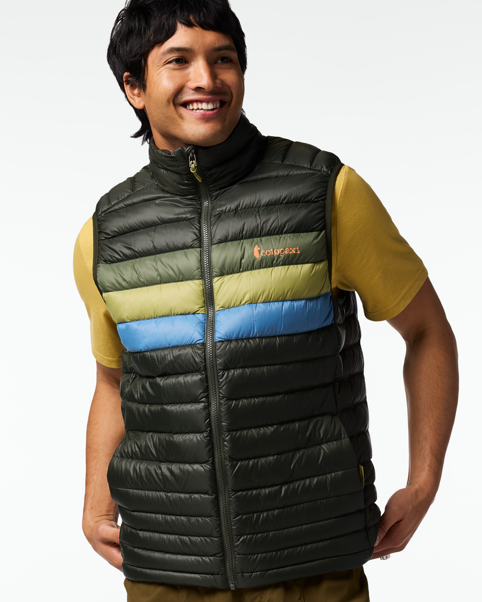 Fuego Down Vest - Men's - Woods Stripes - US 4073