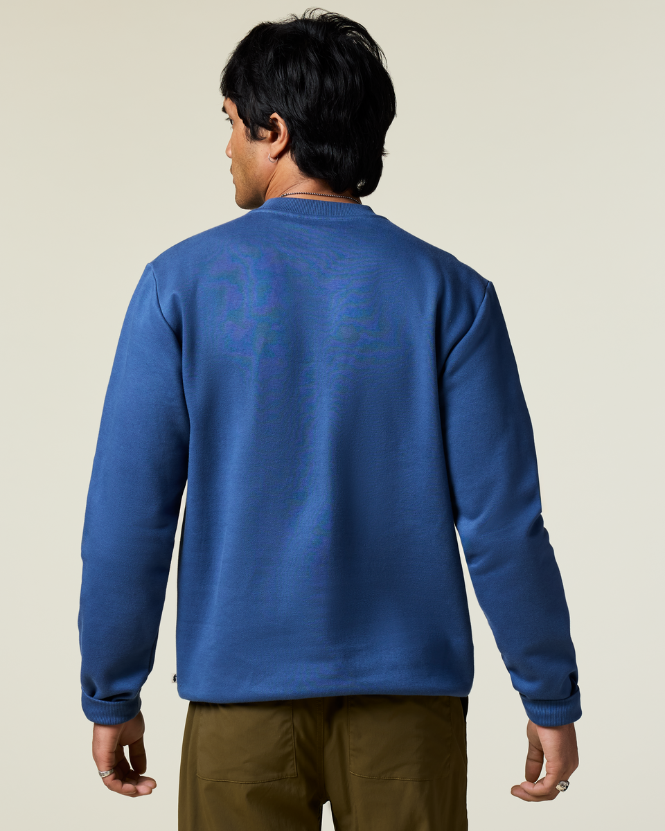 Lava Llama Crew Sweatshirt - Men's - Deep Sea - US 1356