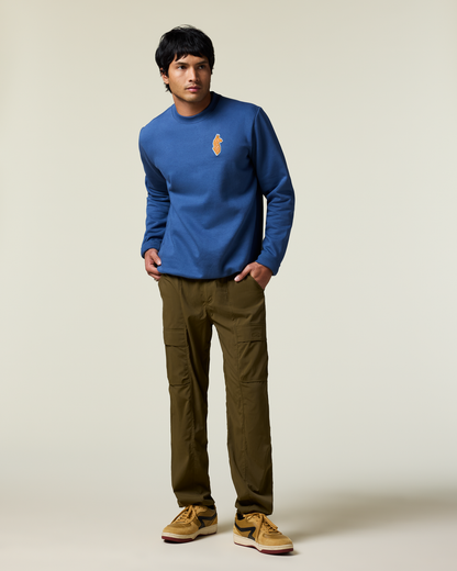 Lava Llama Crew Sweatshirt - Men's - Deep Sea - US 1356