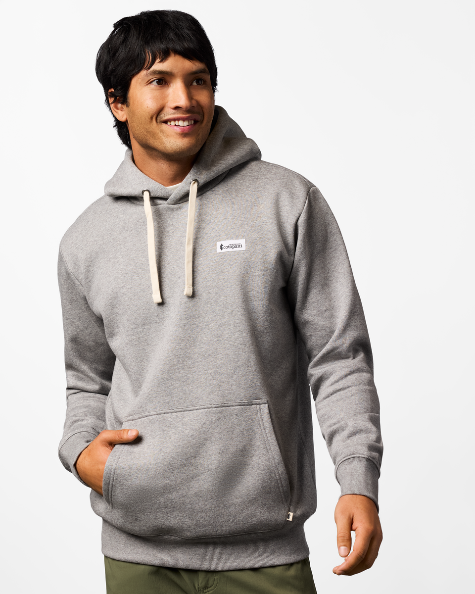 Llama Patch Pullover Hoodie - Men's - Heather Grey - US 4237