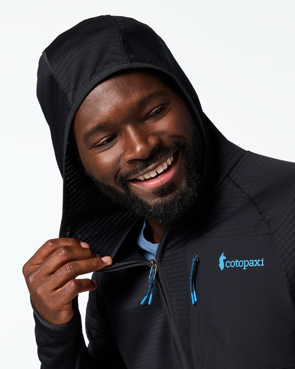 Otero Fleece Full-Zip Hooded Jacket - Men's - Cotopaxi Black - US 1201