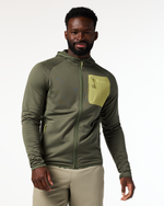 Otero Fleece Full-Zip Hooded Jacket - Men's - Fatigue - US 2249