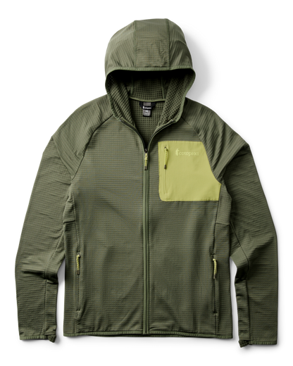 Otero Fleece Full-Zip Hooded Jacket - Men's - Fatigue - US 2249