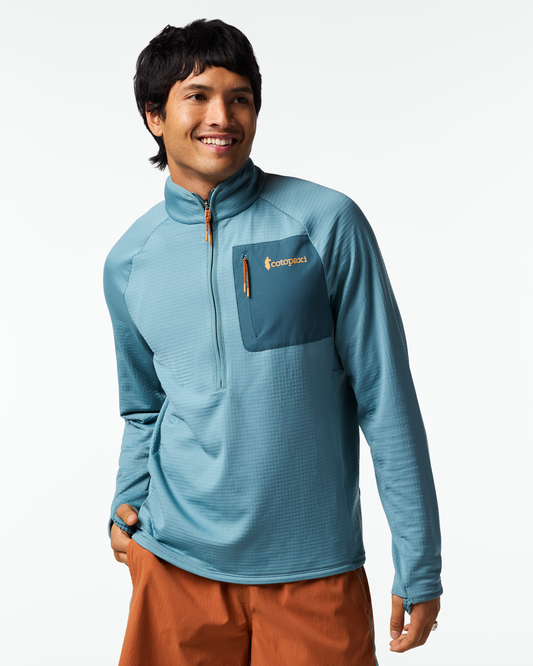 Otero Fleece Half-Zip Pullover - Men's - Everglade - US 9864