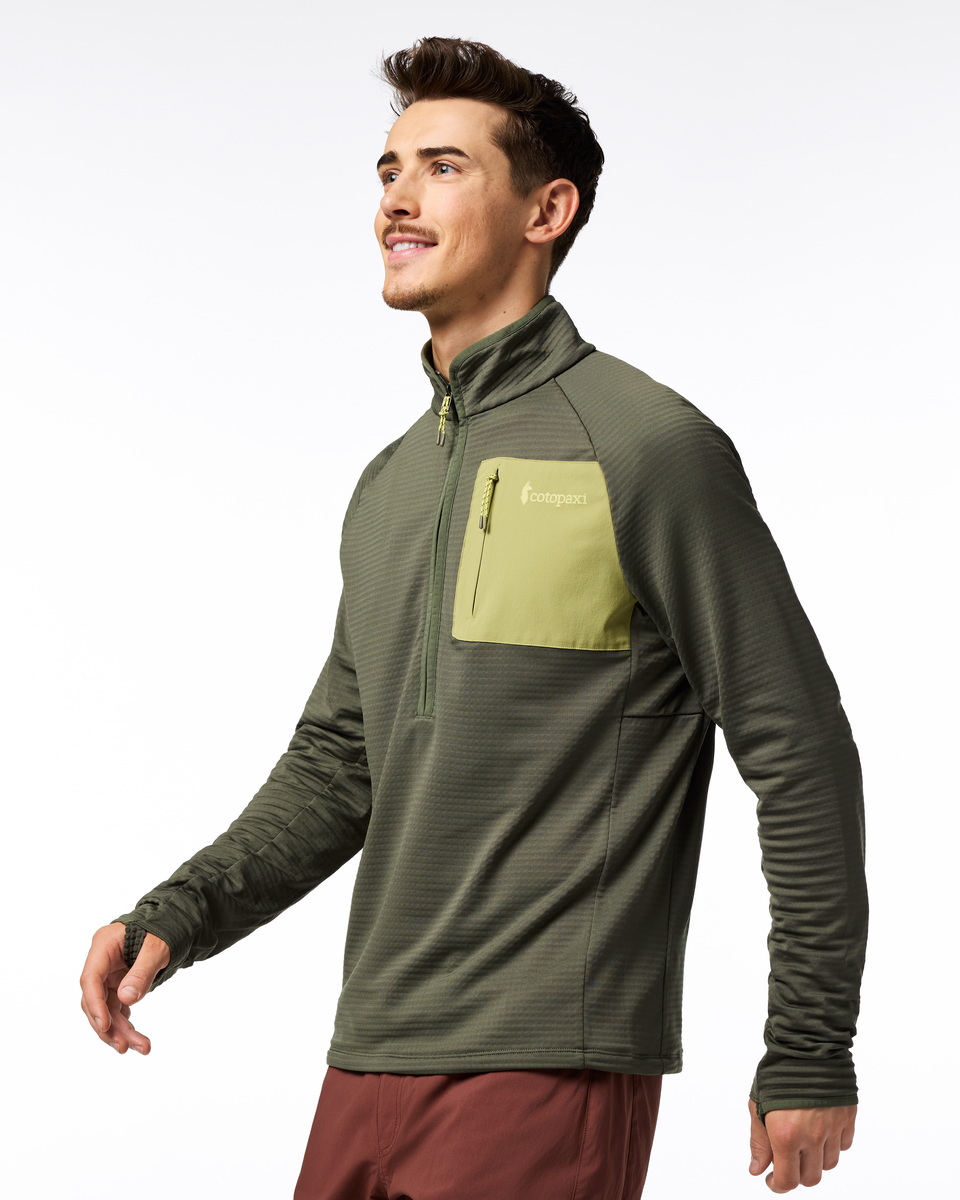 Otero Fleece Half-Zip Pullover - Men's - Fatigue - US 1761
