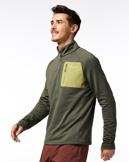 Otero Fleece Half-Zip Pullover - Men's - Fatigue - US 1761