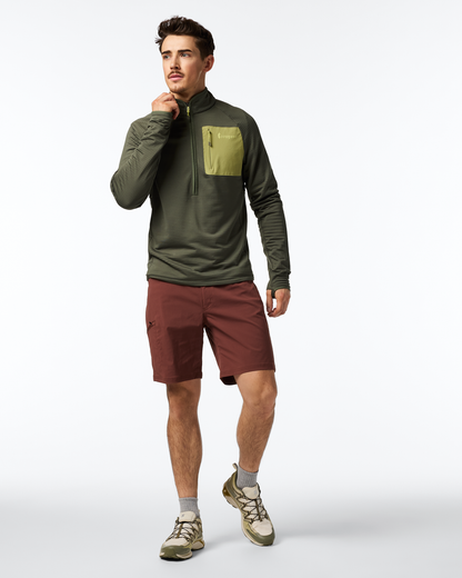 Otero Fleece Half-Zip Pullover - Men's - Fatigue - US 1761
