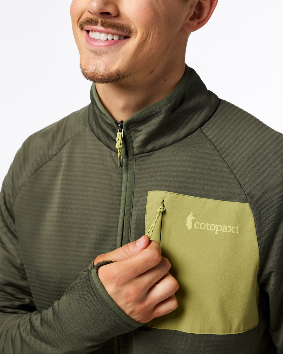 Otero Fleece Half-Zip Pullover - Men's - Fatigue - US 1761