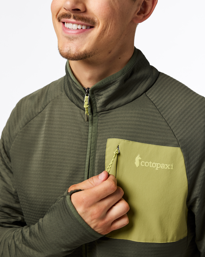 Otero Fleece Half-Zip Pullover - Men's - Fatigue - US 1761