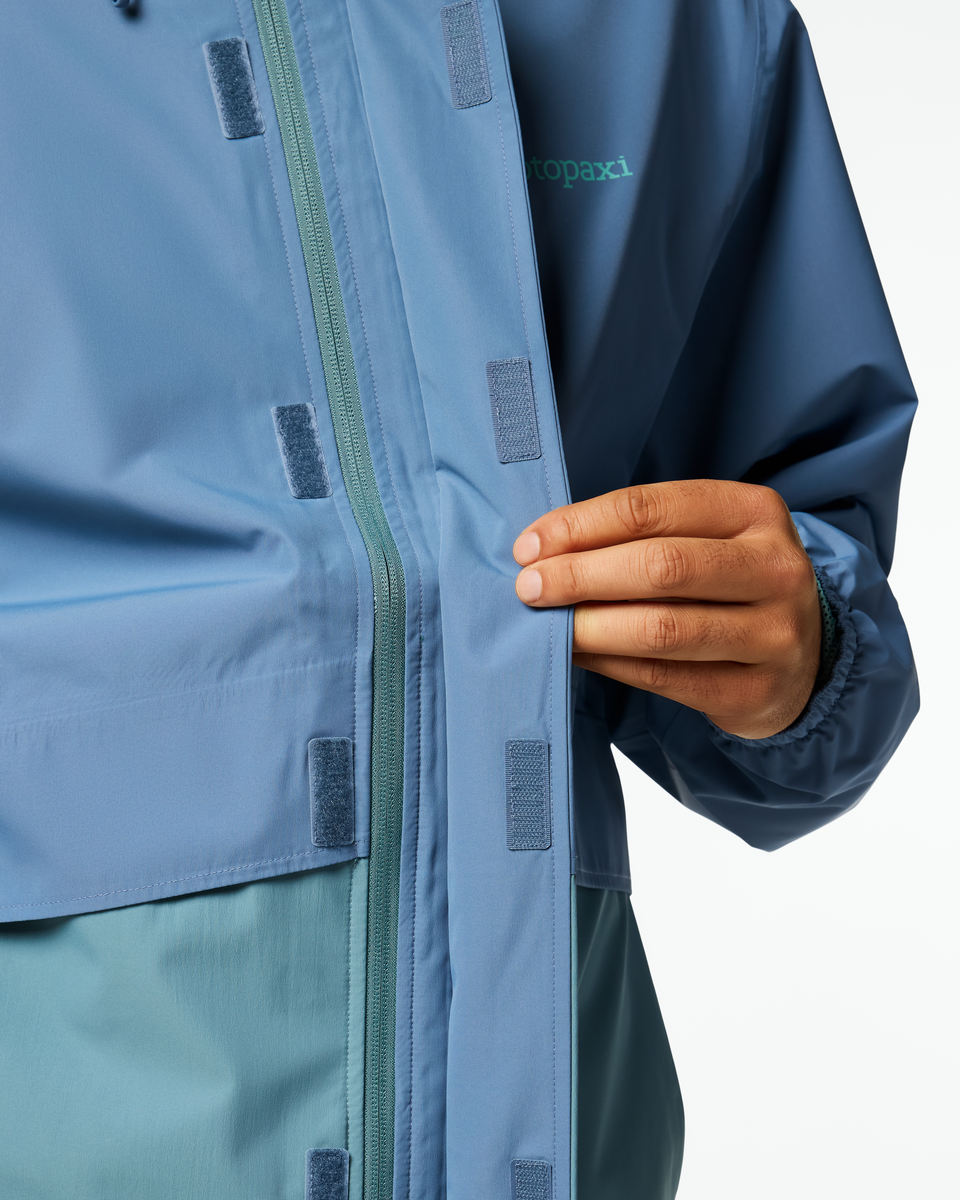 Rayu Rain Jacket - Men's - Steel Blue/Everglade - US 5142