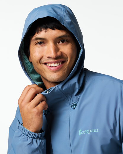 Rayu Rain Jacket - Men's - Steel Blue/Everglade - US 5142