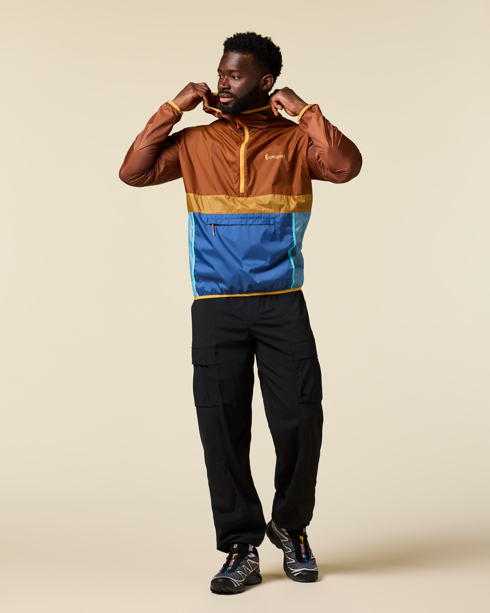 Teca Half-Zip Windbreaker - Men's - Eat More Veggies - US 1218