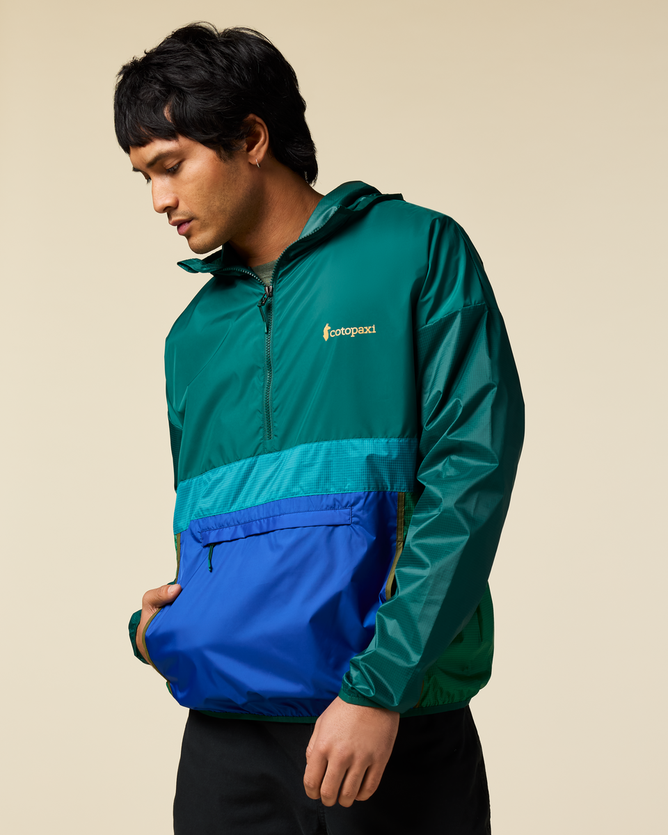 Teca Half-Zip Windbreaker - Men's - Eat More Veggies - US 1218