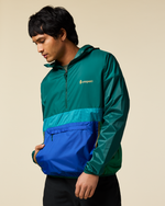 Teca Half-Zip Windbreaker - Men's - Eat More Veggies - US 1218
