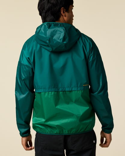 Teca Half-Zip Windbreaker - Men's - Eat More Veggies - US 1218