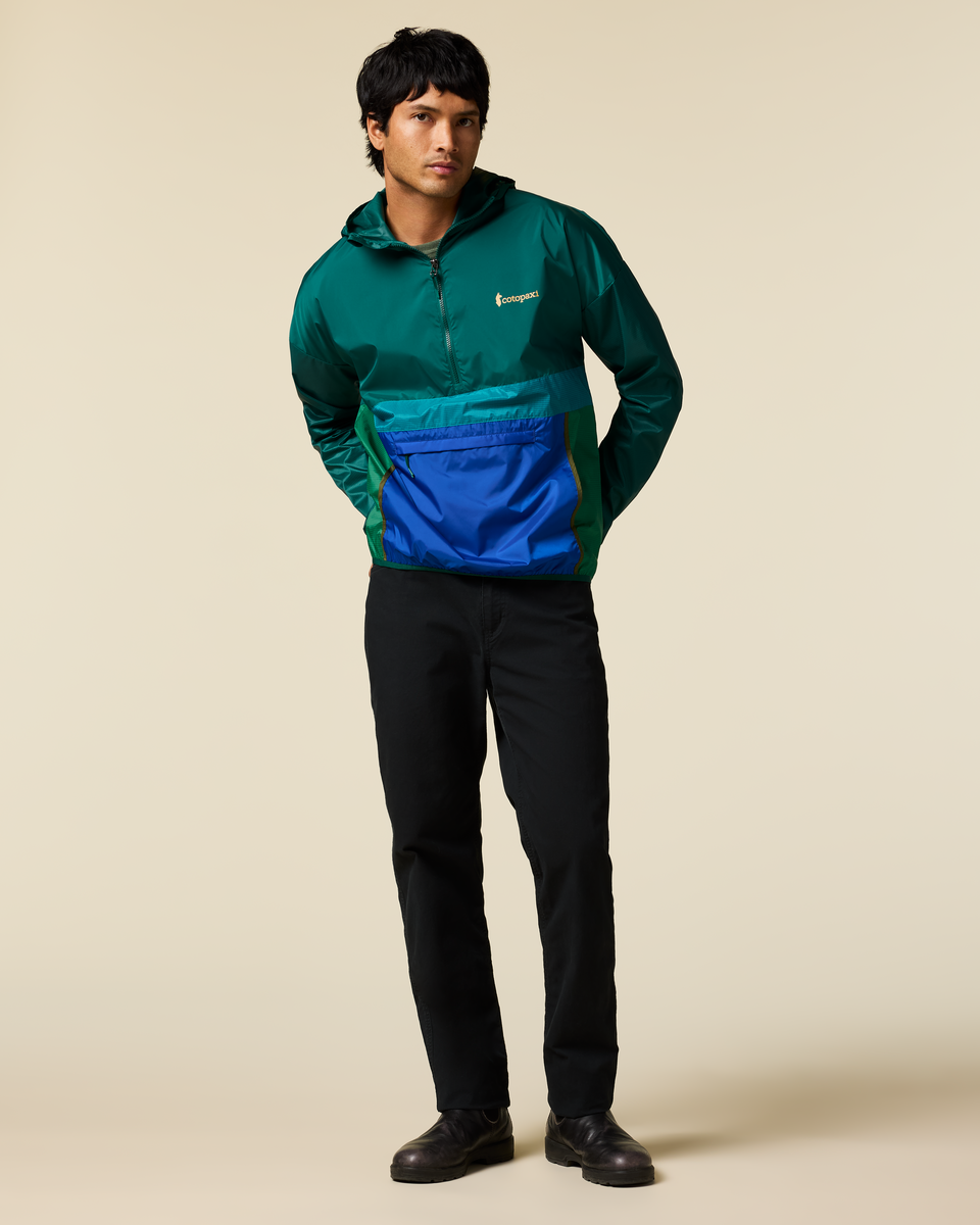 Teca Half-Zip Windbreaker - Men's - Eat More Veggies - US 1218
